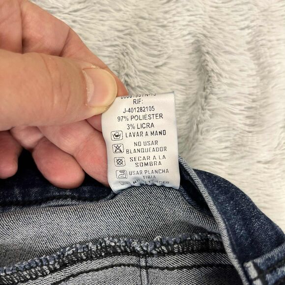 Juliangel Jeans Womens 29x27 Skinny Button Fly Raw Hem Premium Denim Mid Rise - Picture 5 of 8